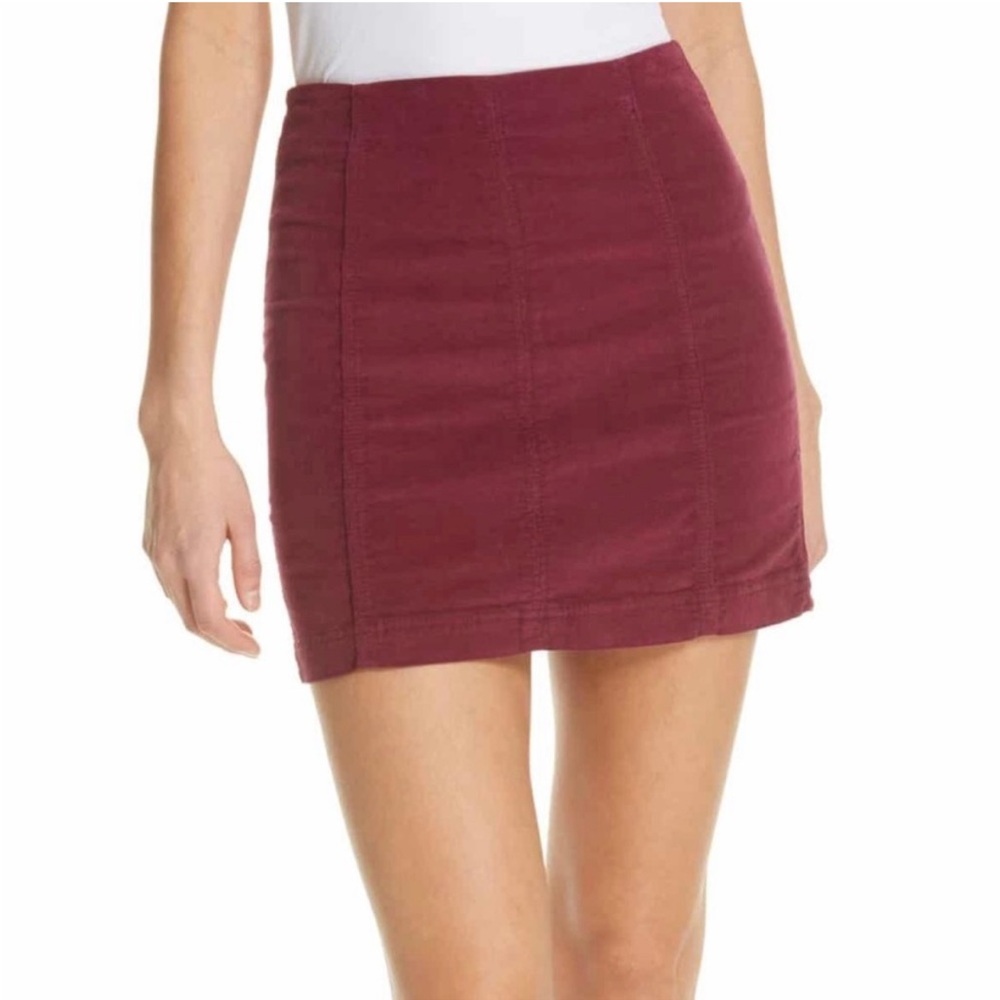 Free People Corduroy Skirt